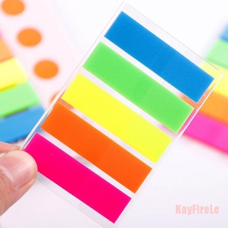 Kayfirele 100 hojas de papel fluorescente autoadhesivo bloc de notas notas adhesivas