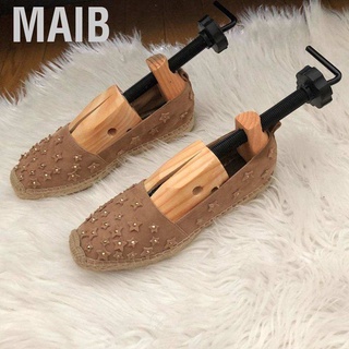 Maib - soporte para zapatos de madera de pino, tamaño ajustable, extensión de estiramiento