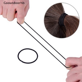 [Gooutdoorhb] 40 Pcsnegro Elástico Cuerda Anillo Hairband Mujeres Niñas Banda De Pelo Lazo Cola De Caballo Titular Venta Caliente