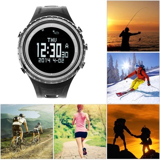 （Superiorcycling) Bluetooth Sports Smart Watch Climbing Clock Altimeter Pedometer