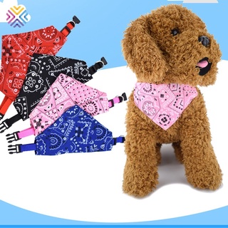 Pañuelos para perros de 4 colores bufanda Collar triángulo toallas ajustable lavable pañuelo para perros de raza mediana pequeña JP6