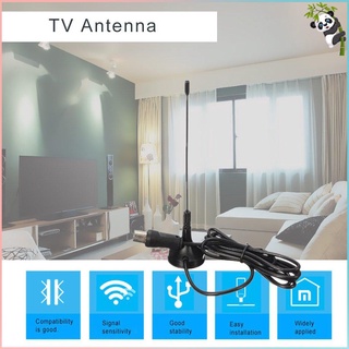 50 millas de alcance interior Digital DVB-T TV Antena Freeview HDTV Antena de refuerzo aéreo para DVB-T Antena TV HDTV Box Cable