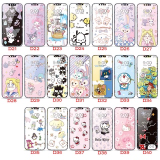 Iphone13 iphone 13 pro max 13pro 13promax 6.1 6.7 inch Full Cover Screen Protector Tempered Glass cartoon