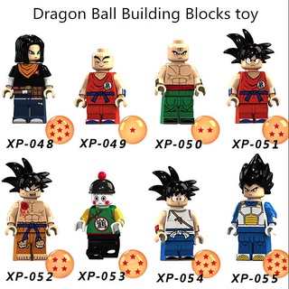 Blocos De Montar Dragon Ball Sun Wukong Kuririn Super Saiyan Mini Figuras Brinquedos Infantis