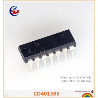 10 unids/lote nuevo CD4013BE CD4013 Dual tipo D flip-flop IC DIP-14