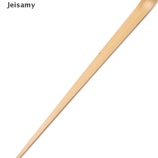 [Jei] 18 cm de bambú cuchara de té retro verde ceremonia de té matcha cuchara palos de té herramienta BR583