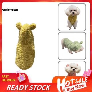 Rb fina mano de obra perro Outwear mascota perro sin mangas abrigo ropa Cosplay para invierno