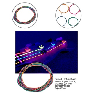 jewelrystore 4 colores bajos núcleos anti-óxido compacto ultra largo graves cuerdas de fácil instalación de instrumentos suministros