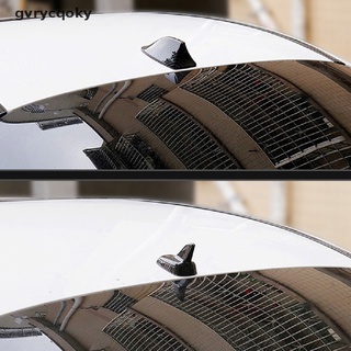 [Gvrycqoky] Car Shark Fin Antenna Roof Shark Imitation Carbon Fiber Decorative Antennas (2)
