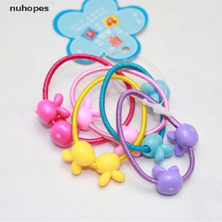 Nuhopes 50 Pcs Assorted Elastic Rubber Hair Rope Band Ponytail Holder for Kids Girl CO (1)