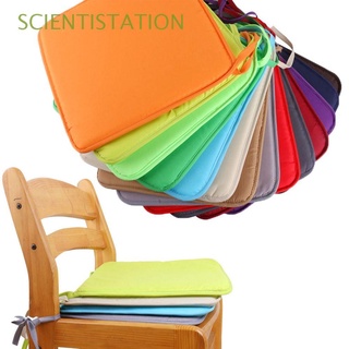 scientistation cojín de asiento de silla antideslizante decoración del hogar silla cuadrada cojín sofá coche sillas de comedor cocina oficina 14 colores sillas almohadillas