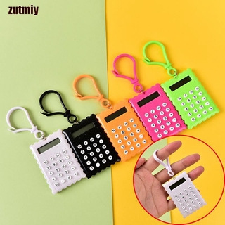 [Zutmiy] carcasa de plástico de 8 dígitos Mini calculadora electrónica llavero Color aleatorio Pop TK (1)