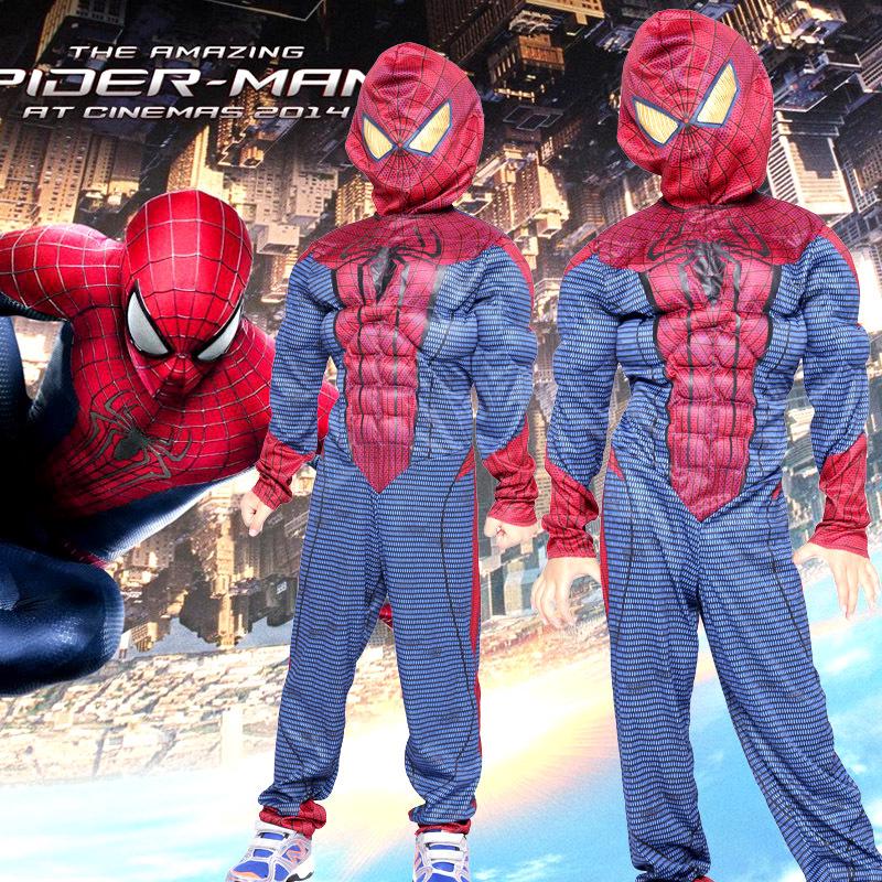 disfraz de halloween niños disfraces cosplay spiderman trajes super héroe