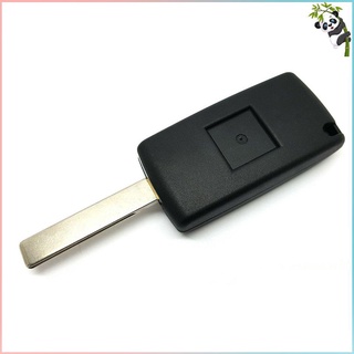 Funda plegable de 2 botones para llave de coche Peugeot 207 307 407 308 accesorios de modificación del coche