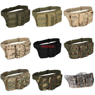 mon al aire libre utilidad táctica cintura pack bolsa militar camping senderismo bolsa de cinturón bolsas