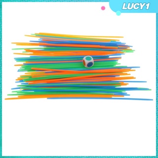 [LUCY1] 100 piezas de plástico clásico de colores de pastilla palos de juego de fiesta favores
