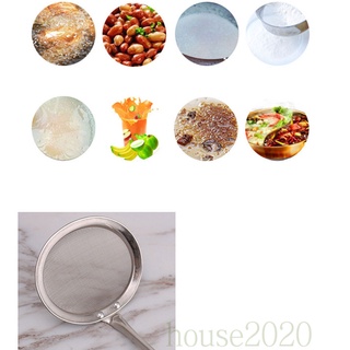 [House2020] colador de acero inoxidable filtro de aceite cuchara de malla fina de soja leche aceite superficie en polvo tamiz escurridor