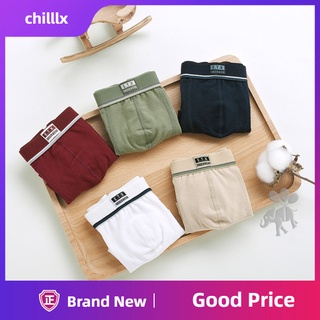 Chilllx 5 unids/Set niños niño calzoncillos de algodón suave boxeador ropa interior para niños (2)