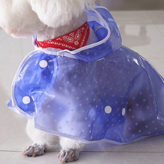 Hermosabeauty funda Transparente De lluvia impermeable Para perros