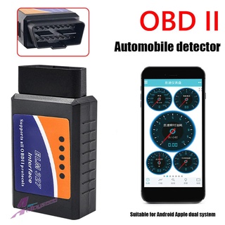 HOT ELM327 V1.5 Bluetooth compatible con OBD II 2 escáner herramienta de diagnóstico del coche para iOS Android