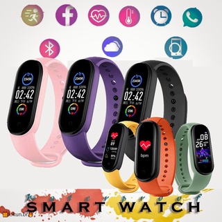 Reloj inteligente m6 SmartWatch Bluetooth Monitor de ritmo Cardíaco Smart watch Bluetooth 4.2 Monitor Smartband Pressão