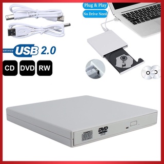 USB Combo externo unidad óptica CD/DVD reproductor de CD quemador de CD para PC portátil Win 7 8 (2)