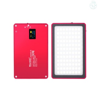 Manbily 8W luz de relleno Selfie lámpara de cámara con adsorción magnética alimentado por USB brillo ajustable regulable/cambio de temperatura de Color para mostrar en vivo tomar fotos