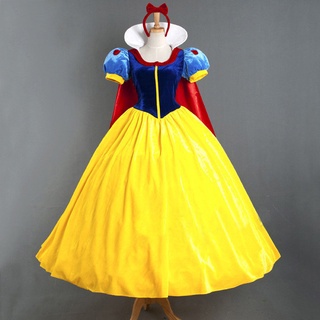 Fiesta de disfraces de Halloween personaje de Blancanieves COS disfraz bata princesa reina disfraz