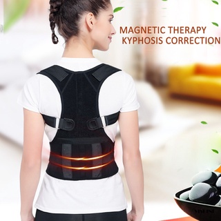 corrector de postura magnético ajustable/soporte de espalda/cinturón corrector/cinturón para el hombro/cuidado de la cintura