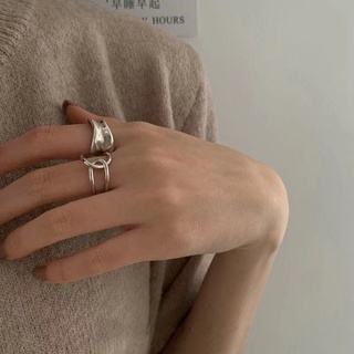 japonés luz de lujo ins minoría diseño anillo chi mujeres trendsetter moda personalidad retro viento frío anillo abierto dulce