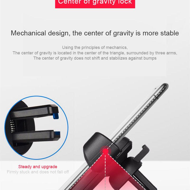 Gravity - soporte para ventilación de aire para iPhone, teléfono móvil, GPS (2)