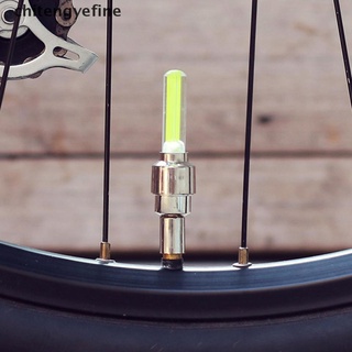 ctyf 2x válvula de rueda tapa de luz led flash coche neumático llanta válvula rueda vástago tapa bicicleta luz fina