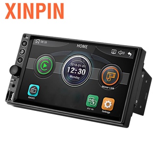 Xinpin 7in pantalla táctil HD 2 Din coche Radio FM Audio MP5-7062 reproductor de música de vídeo