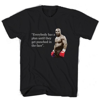 Iron Mike Tyson citas boxeo campeón leyenda hombre camiseta talla S 234Xl Av58