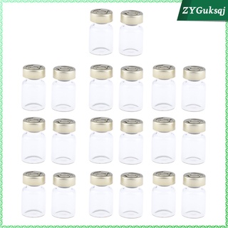 20x Empty Sealed Injection Vials Bottles for Fragrance Serums Essential Oils