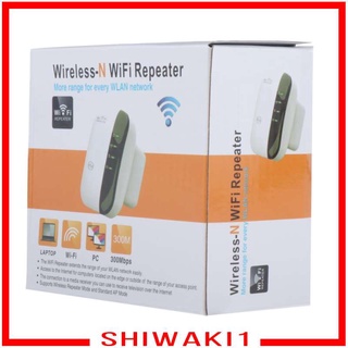 [shiwaki1] repetidor de señal wifi inalámbrico de 300mbps amplificador de señal wi-fi de largo alcance ap wps