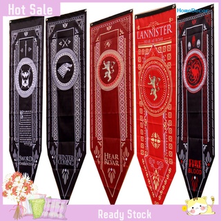 【Ready Stock】DEO--Game of Thrones Hanging Flag Eagle Dragon Lion Banner Party Families Home Decor