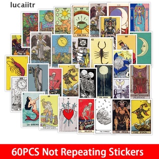 Lucaiitr 60 pzs stickers De Tarot Para equipaje/Laptop/equipaje/Guitarra (Lucaiitr) (4)