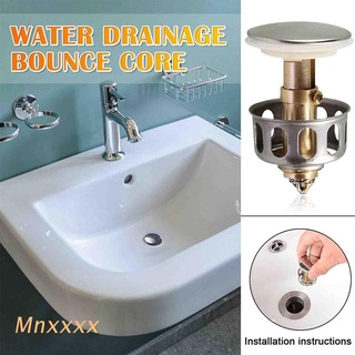 mnxxx universal lavabo rebote tapón de drenaje pop-up baño fregadero drenaje cesta de filtro para el hogar cocina lavabo colador