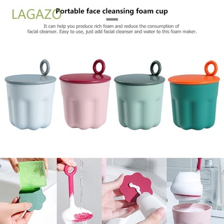 LAGAZO Face Body Clean Tools Foam Cup Bathing Bubble Maker Foam Bubble Maker Cup Body Wash Portable Shampoo Shower Cleansing Cream Facial Cleanser Foamer/Multicolor (1)