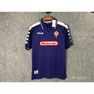 Camiseta retro 1998/1999 De Futebol Fiorentina