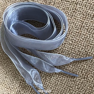 2019 cordones planos de seda satén cinta deporte zapatos cordones zapatillas de deporte cordones