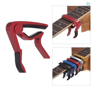 s&w aleación de aluminio cambio rápido de la guitarra de la abrazadera de una sola mano para guitarra acústica folk bajo ukelele