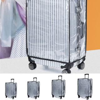 protector de equipaje cubierta de viaje maleta antiarañazos a prueba de polvo transparente caso carro bolsa (1)