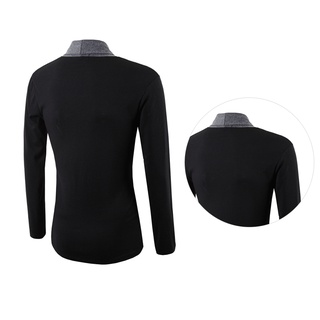 ❀ifashion1❀Stylish Men Knitted Cardigan Jacket Slim Long Sleeve Casual Sweater Coat (9)
