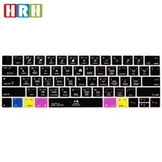 Hrh Logic Pro X función atajos de silicona teclado cubierta de la piel para Mac Pro 13"15" Touch Bar 6 7 9 0 9