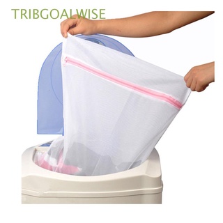 tribgoalwise s/m/l bolsas de lavado en casa de nylon bolsas de lavandería red malla proteger ropa sujetador/socks/lingerie lavado|bolsa de cesta de cremallera