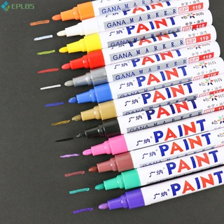 Eplbs marcador de pintura colorido paquete de 12 bolígrafos de pintura a base de agua punta suave pincel rotulador para escribir dibujo