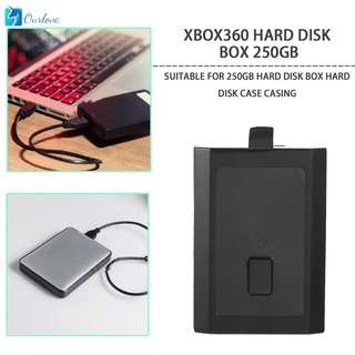 Disco duro de 250 gb HDD caso de disco duro caja carcasa cubierta para Xbox 360 (4)
