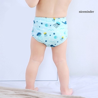 Nice_Pantalón de entrenamiento para bebés lavable transpirable reutilizable pañal ajustable cubierta de pañales para bebé (3)